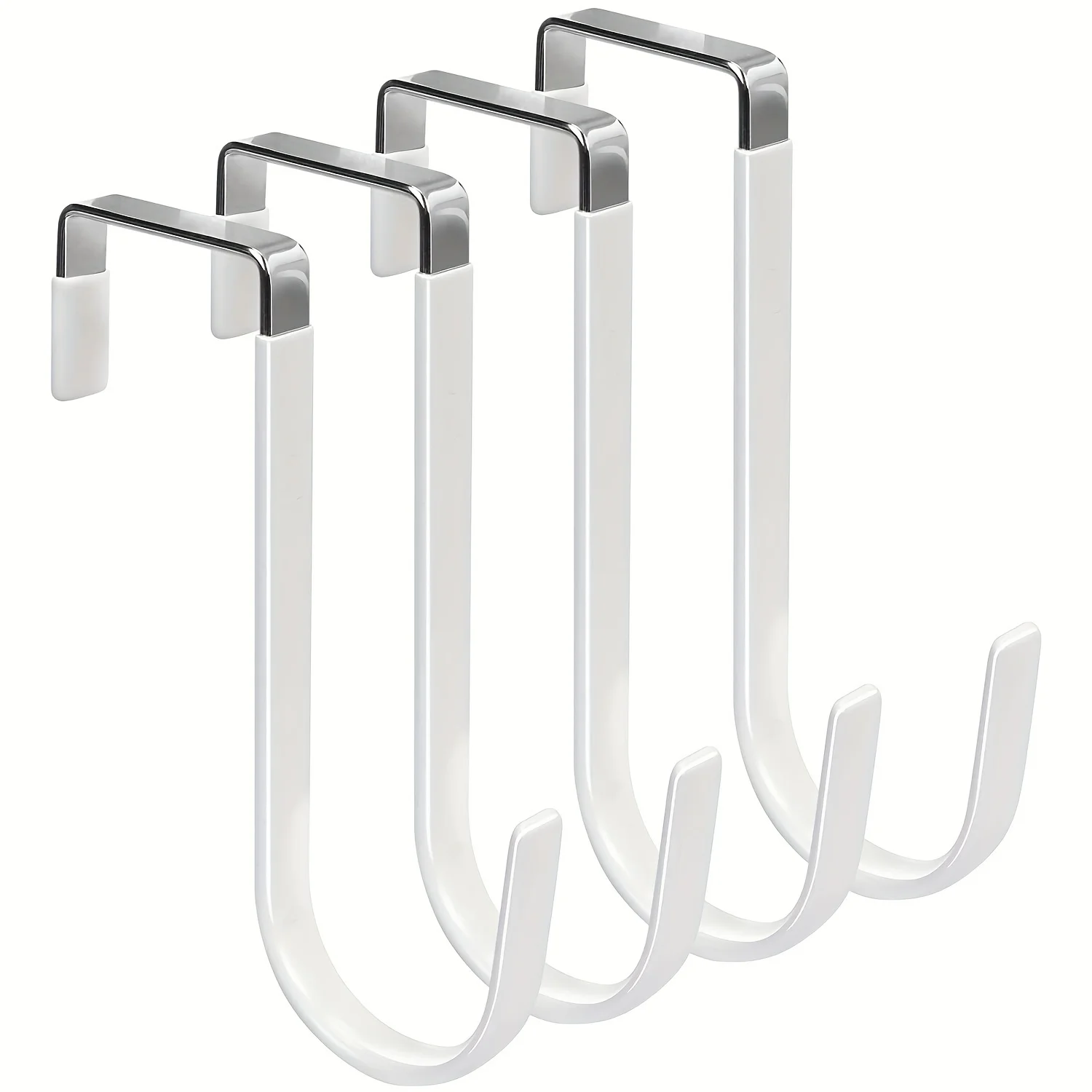 Door Stopper Heavy - 4pcs Door Hangers Hooks With Rubber
