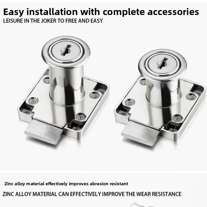 Furniture Hardware Lock - Automatic Cabinet Drawer Lock Security Hardware