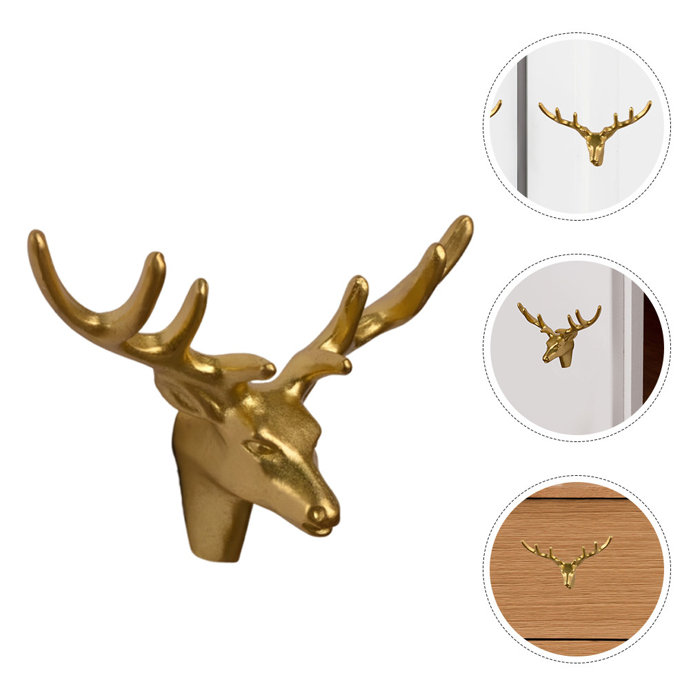 Unique Furniture Hardware Pulls - Brass Deer Pull Unique Cabinet Handle