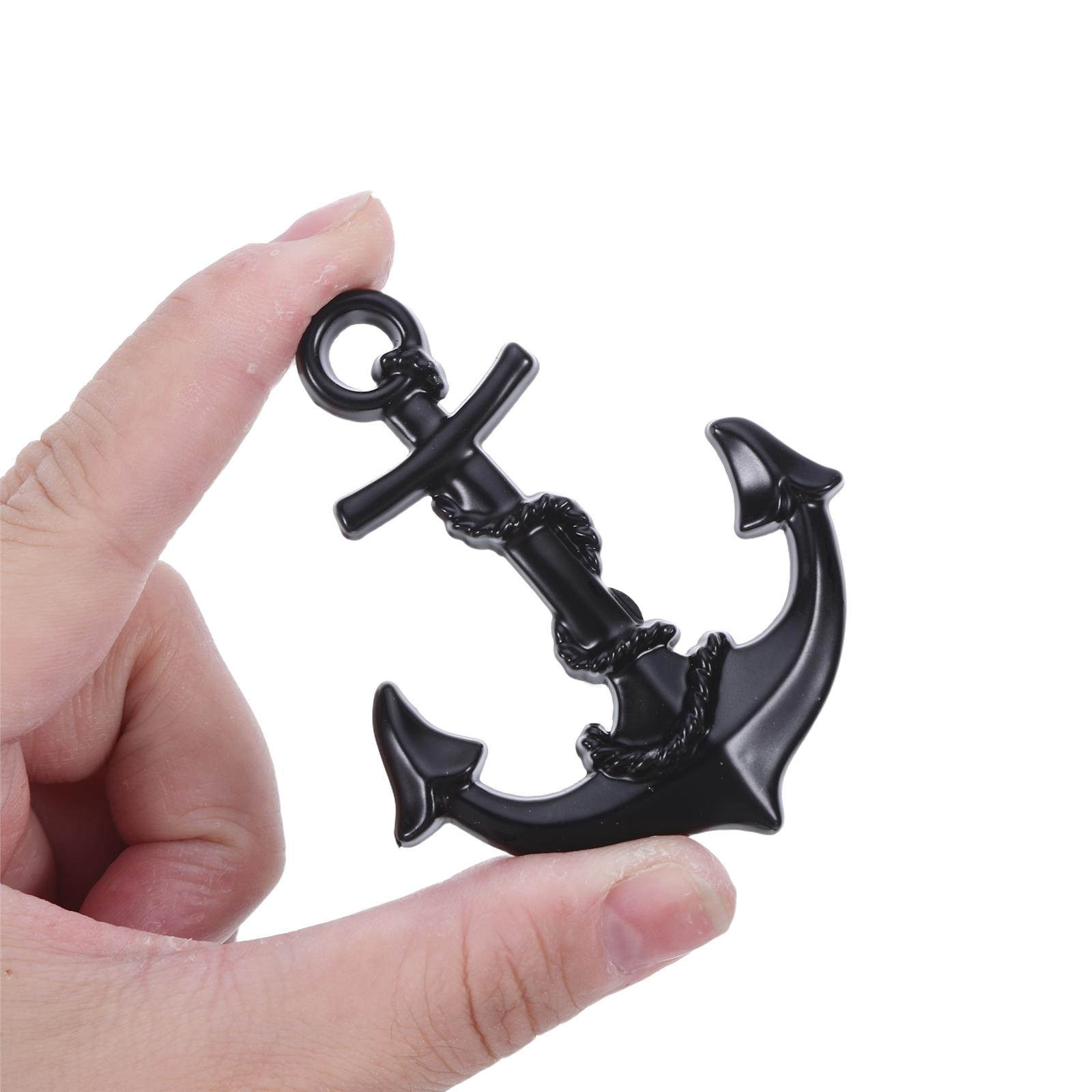 Restoration Hardware Furniture Used - 4Pcs Black Vintage Drawer Pulls Nautical