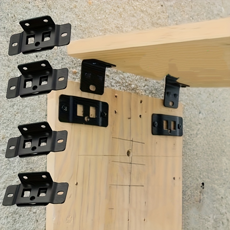 4sets Small Sturdy Durable Two - Furniture Hardware Connectors review and price