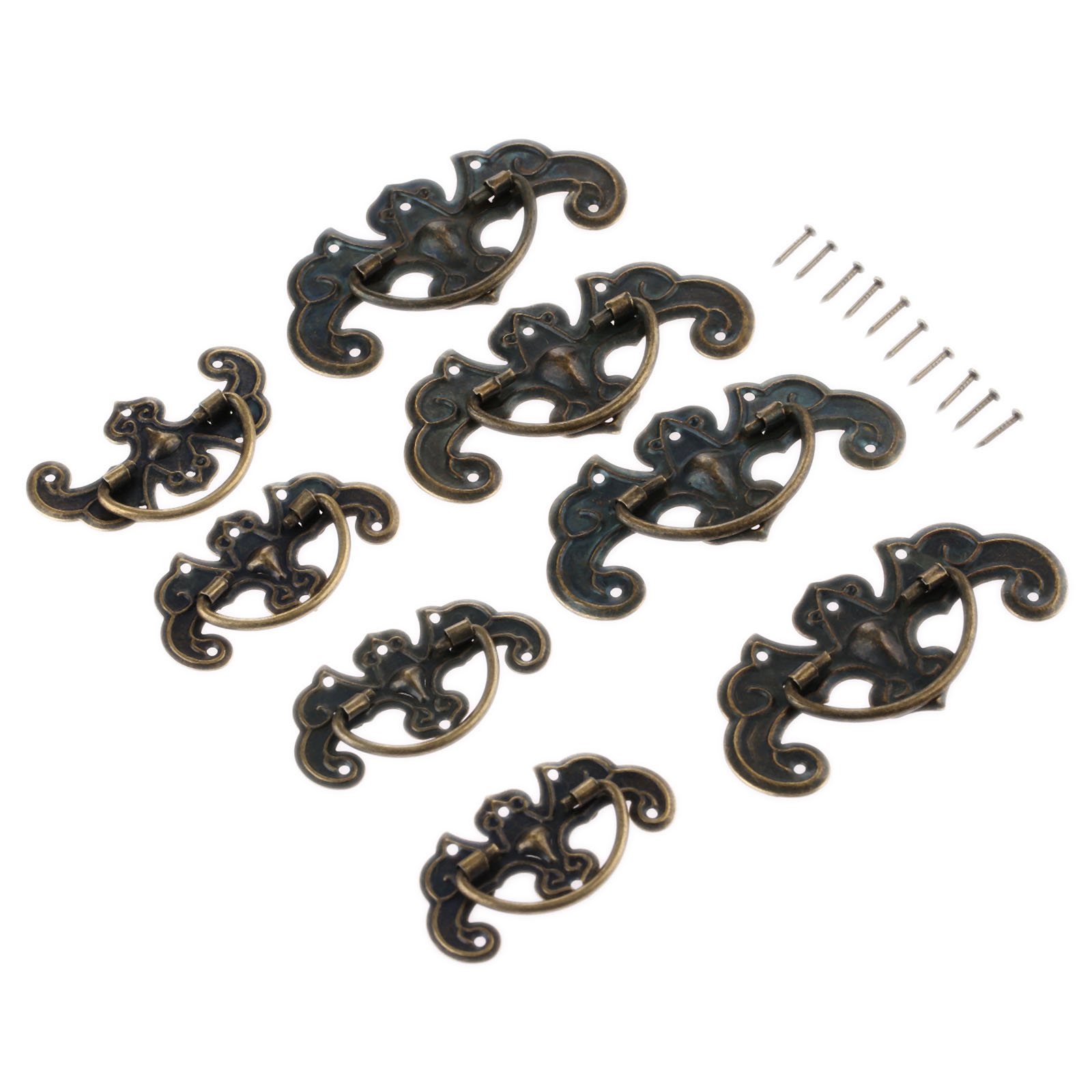 4Pcs Antique Jewelry Box Door  - Furniture Hardware Lock review and price