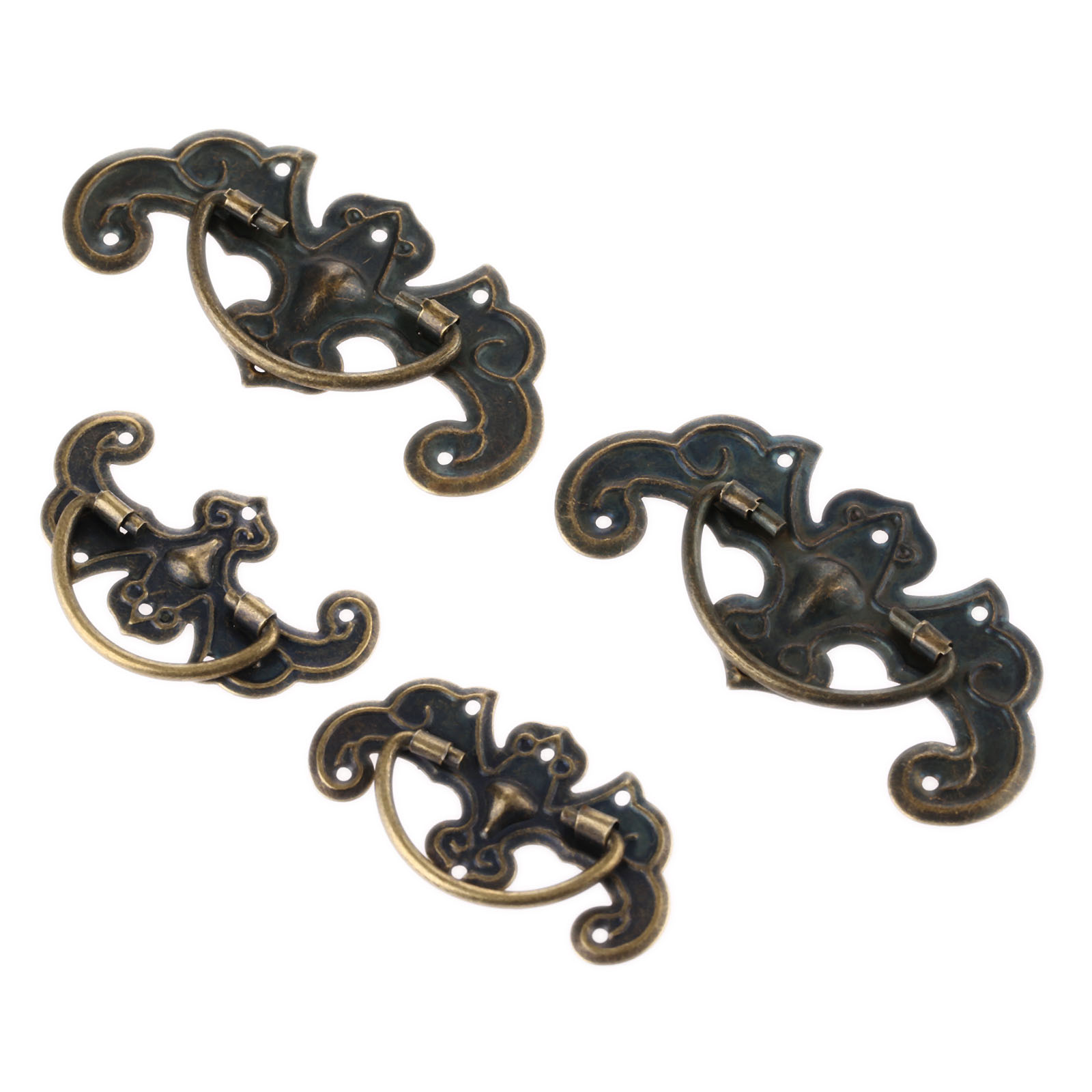 4Pcs Antique Jewelry Box Door  - Furniture Hardware Lock review and price