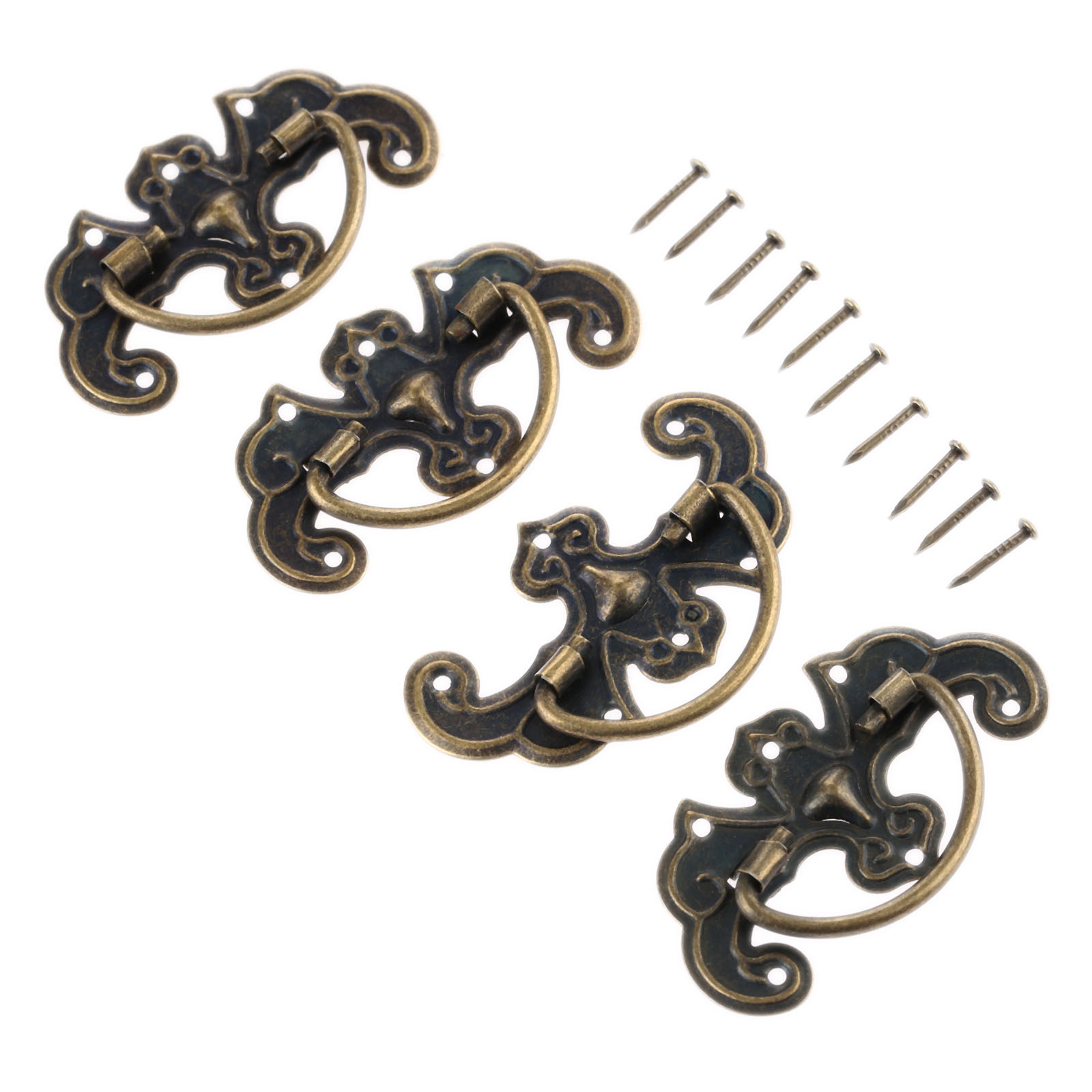 4Pcs Antique Jewelry Box Door  - Furniture Hardware Lock review and price