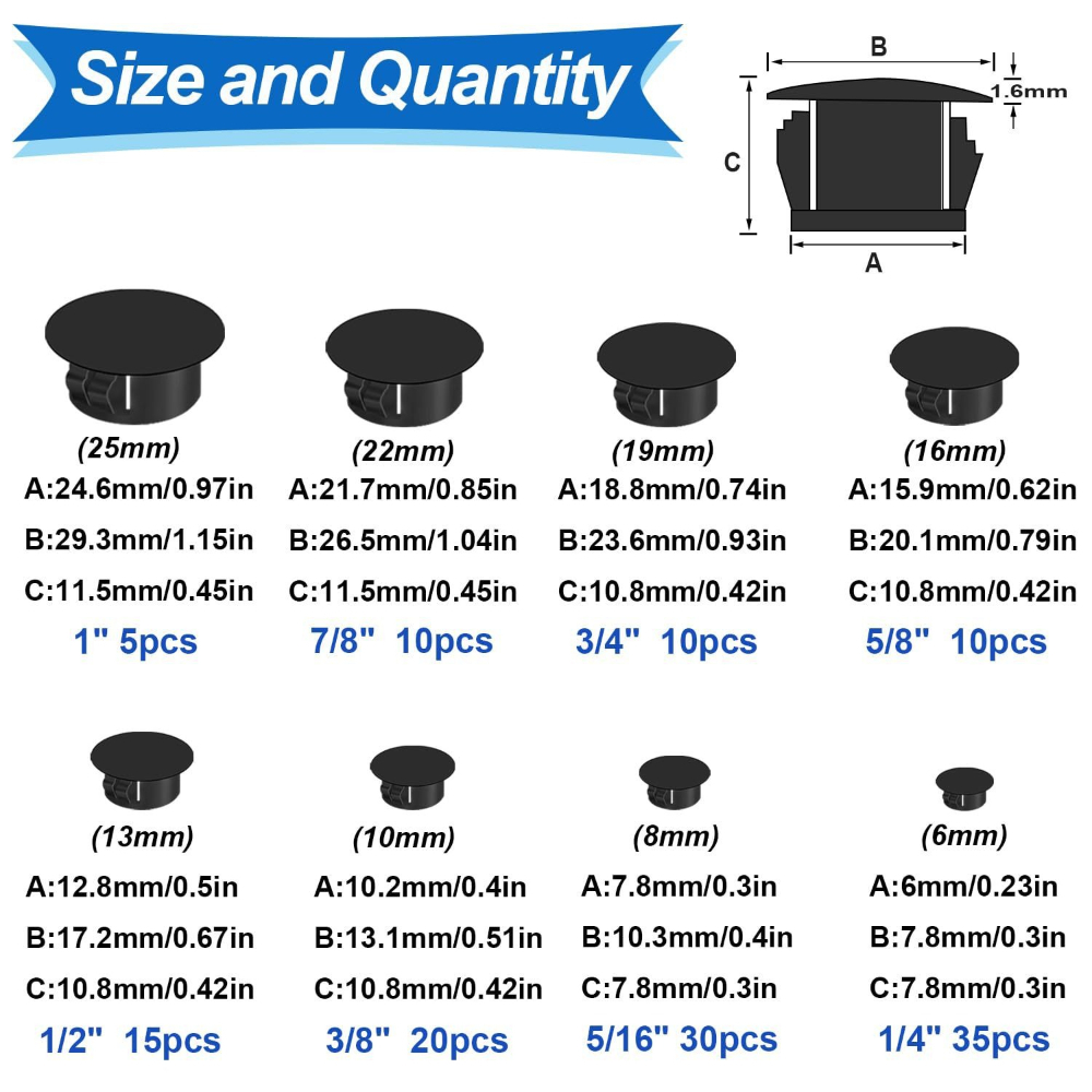 135pcs Cover Screw-type Plug H - Furniture Screw Type review and price