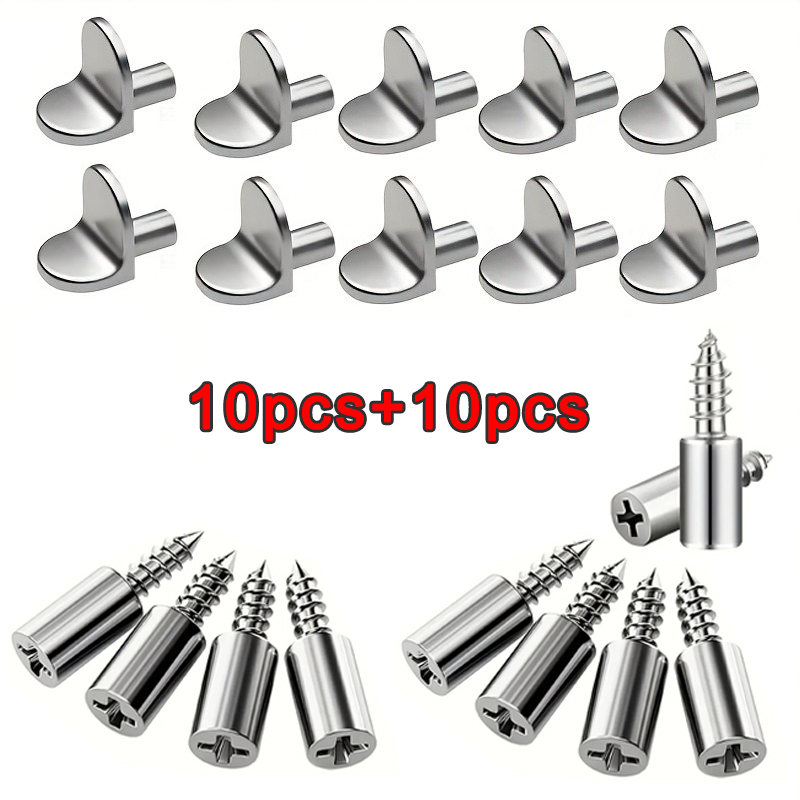 Metal Shelf Support Pegs, 2 St - Furniture Screw Type review and price