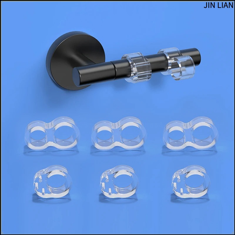 6PCS Door Stopper Transparent  - Furniture And Hardware Supplies review and price