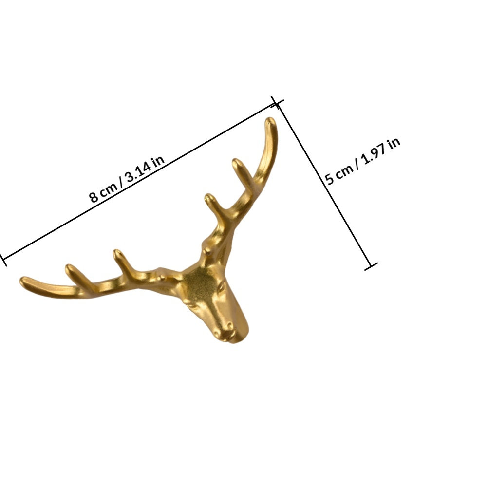 Brass Deer Pull Unique Cabinet - Unique Furniture Hardware Pulls review and price