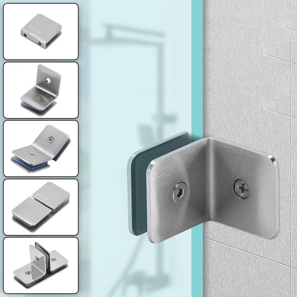 Stainless Steel 90° Glass Fixi - Furniture Hardware Connectors review and price