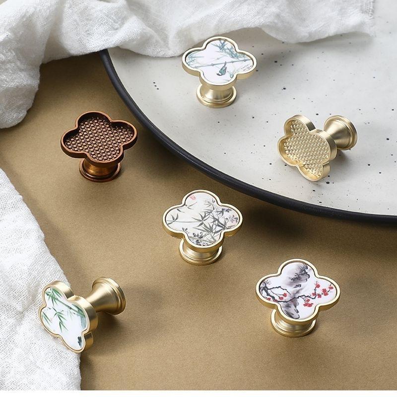 Cabinet Knobs Chinese Painting - Furniture And Hardware Supplies review and price