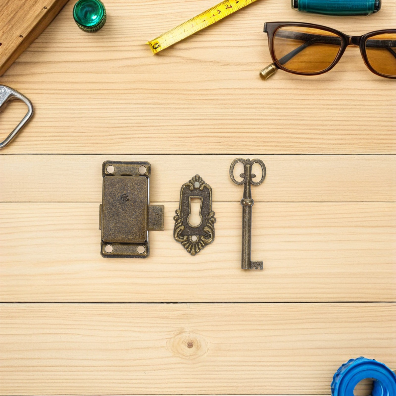 4Sets Cabinet Lock Replacement - Vintage Furniture Hardware Replacement review and price