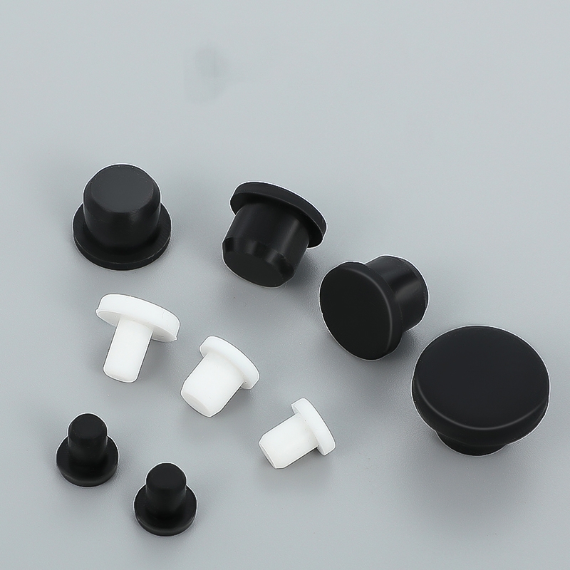 Black White Silicone Solid Plu - Furniture Screw Type review and price