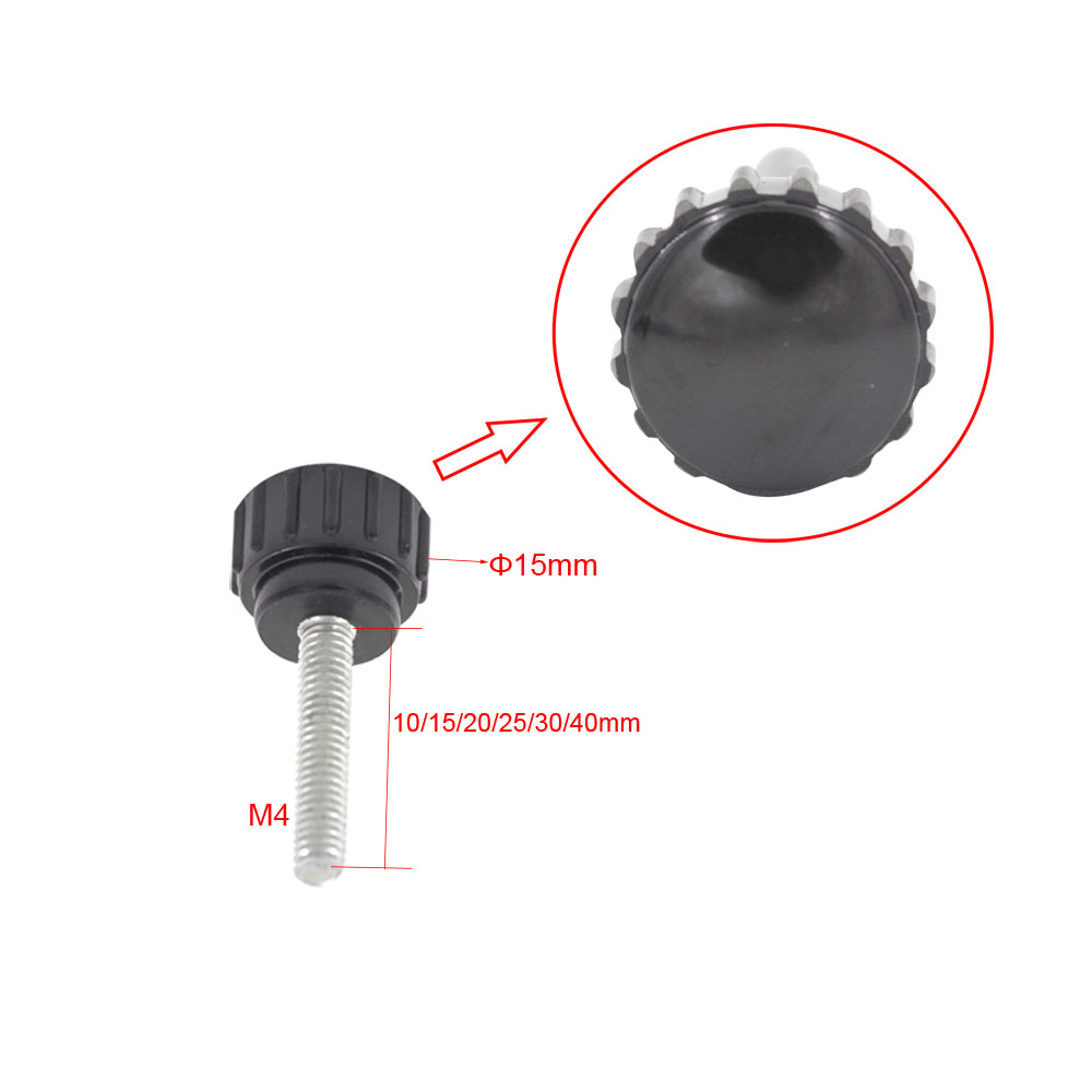 10pcs M4 Thread 15mm Head Knur - Furniture Screw Type review and price