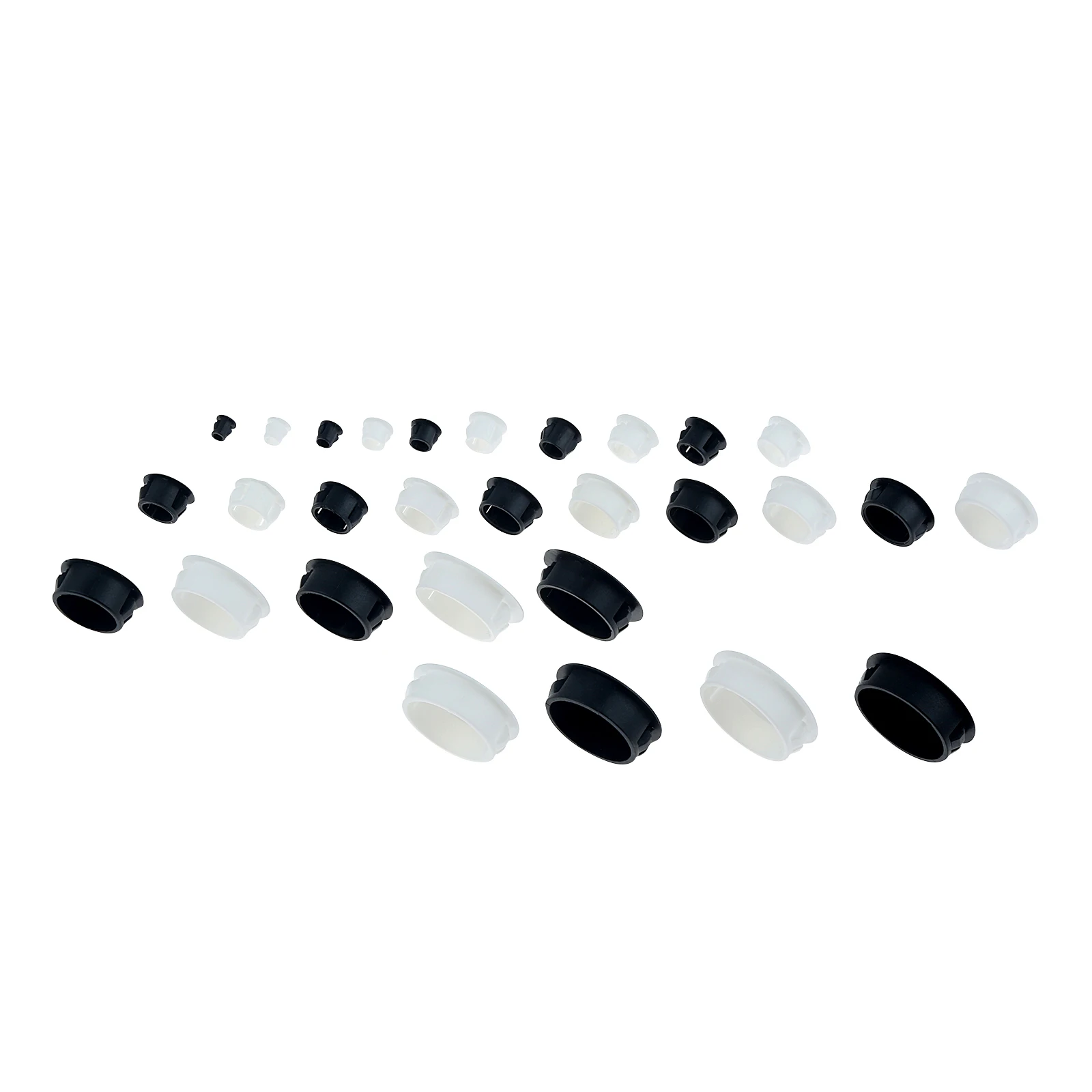 50Pcs Black/White Round Plasti - Furniture Hardware Connectors review and price
