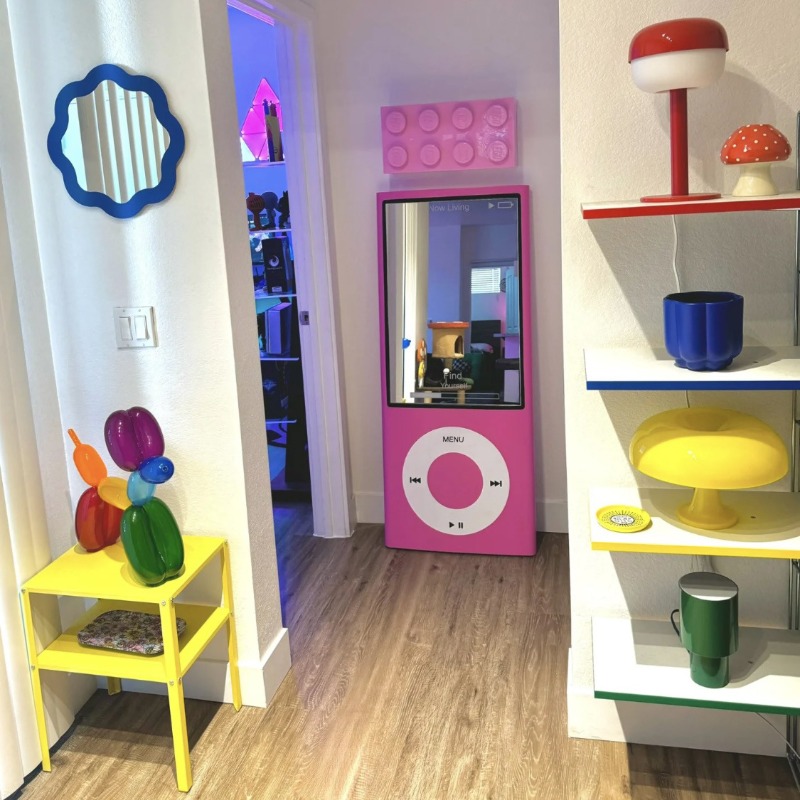 Retro Full-length Mirror Full- - Furniture For Hardware Shop review and price