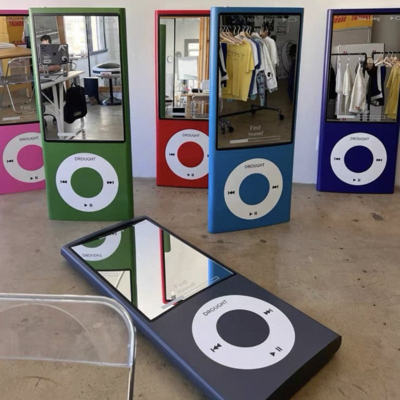 Retro Full-length Mirror Full- - Furniture For Hardware Shop review and price