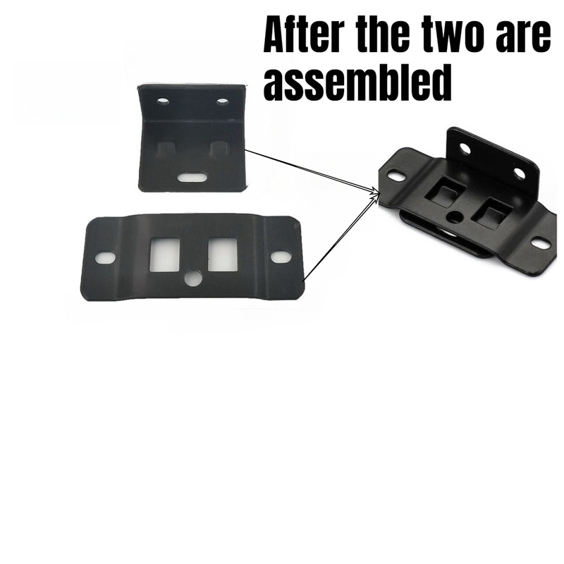 4 Sets 2-in-1 Metal Fixing Cli - Furniture Hardware Connectors review and price